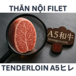 📦 A5 Wagyu Filet Details & Specifications Attribute Description Product Name Japanese A5 Wagyu Tenderloin (Filet / Hire / Shatoburian) Japanese Names A5和牛ヒレ / A5和牛フィレ Brand Hitachi-Gyu (常陸牛) – Mizuho Farm Origin Ibaraki Prefecture, Japan Weight Options 500g – 1kg Packaging Vacuum-sealed and flash-frozen Storage Keep frozen at -18°C Shelf Life 24 months from the manufacturing date Grade A5 grade Wagyu – A5ランク